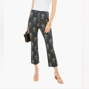 Tuckernuck Ashford Cropped Pant Midnight Posey XL EUC